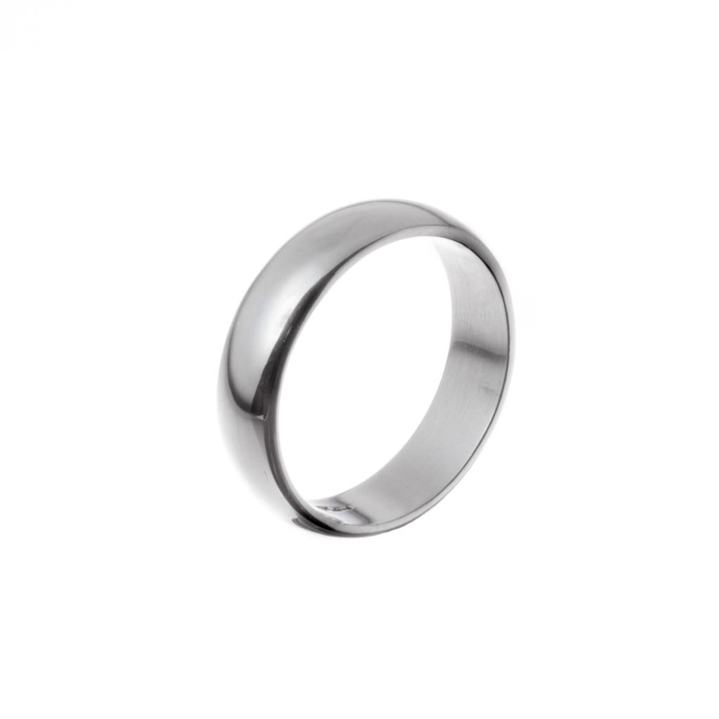 Anillo tipo argolla de Plata