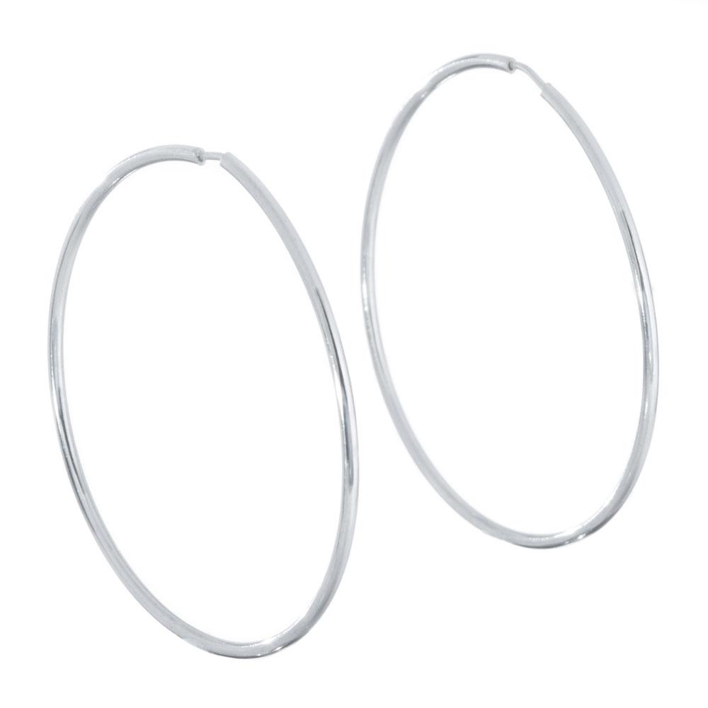 Arracadas aro de Plata medianas