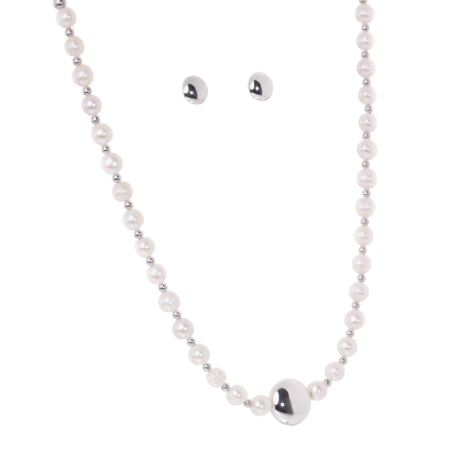 Collar de Perlas y Plata 1 Tambor