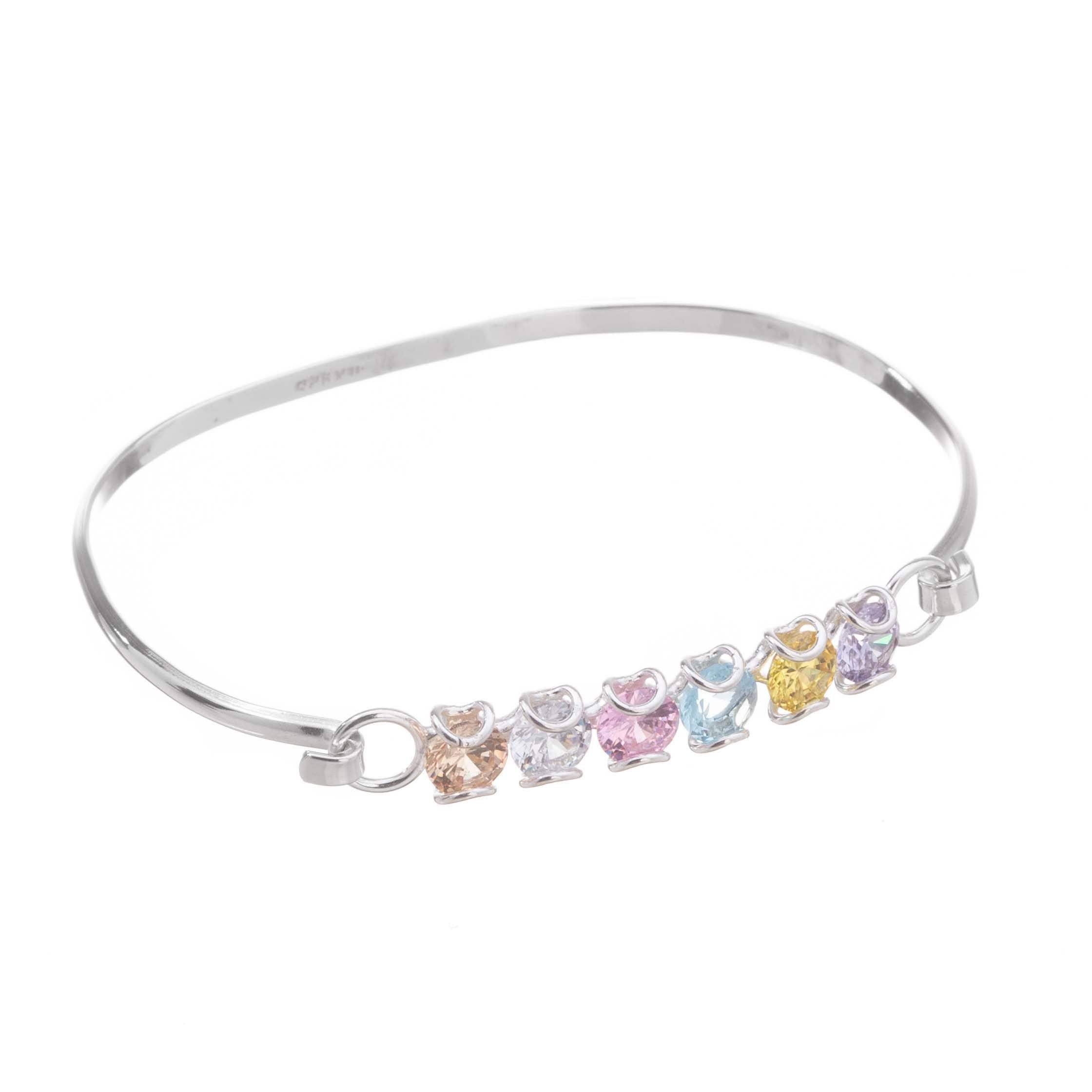 Brazalete de Plata con zirconias