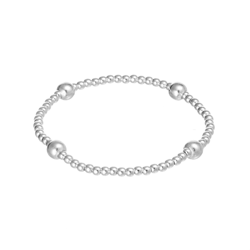 Pulsera esferas de Plata