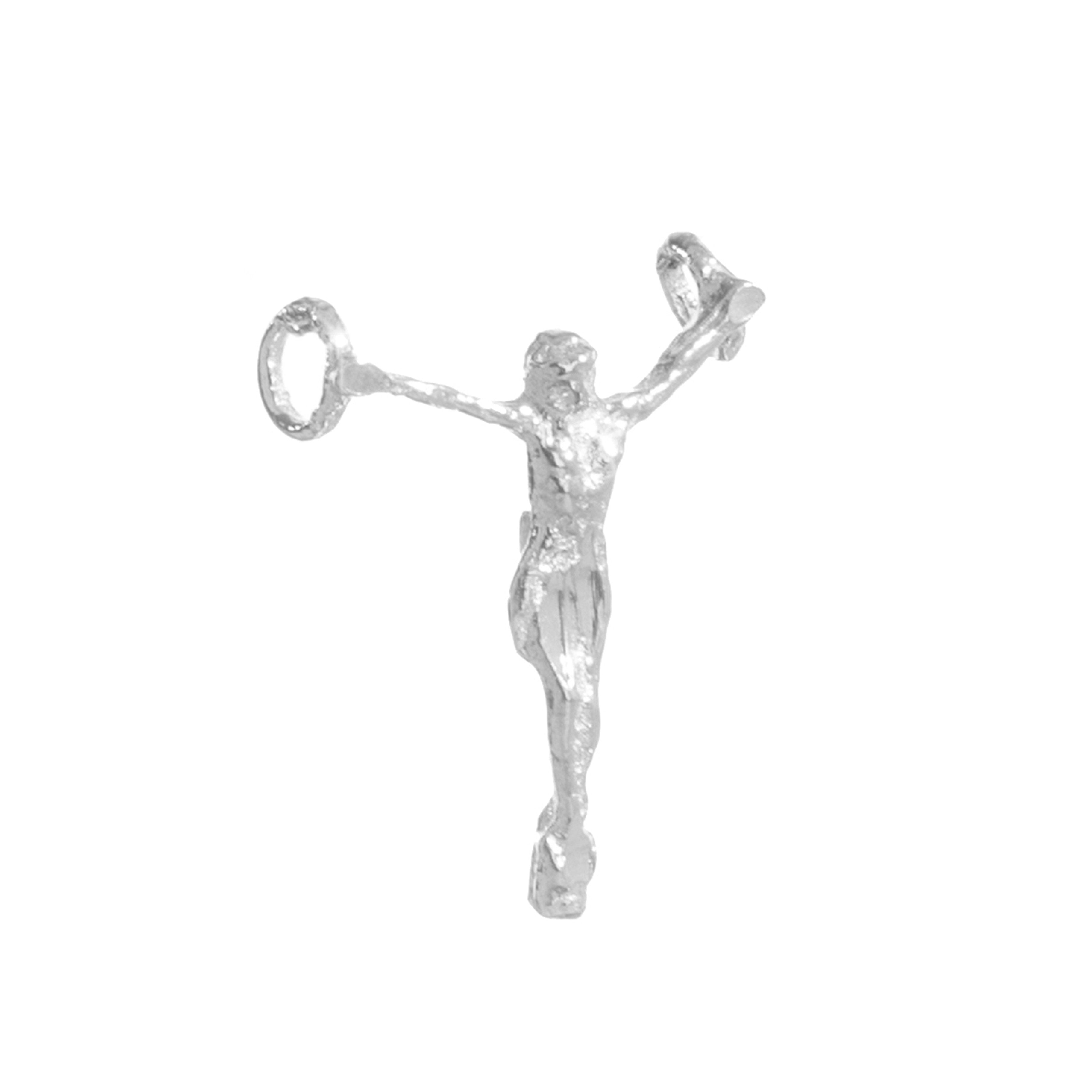 Dije Cristo de plata