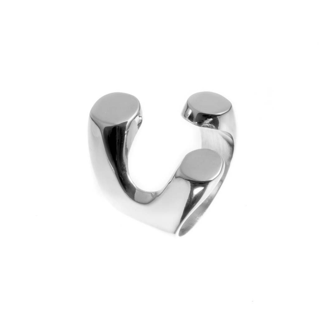 Anillo de Plata con Tres Barras