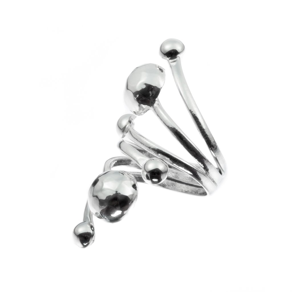 Anillo de Plata largo con brazos