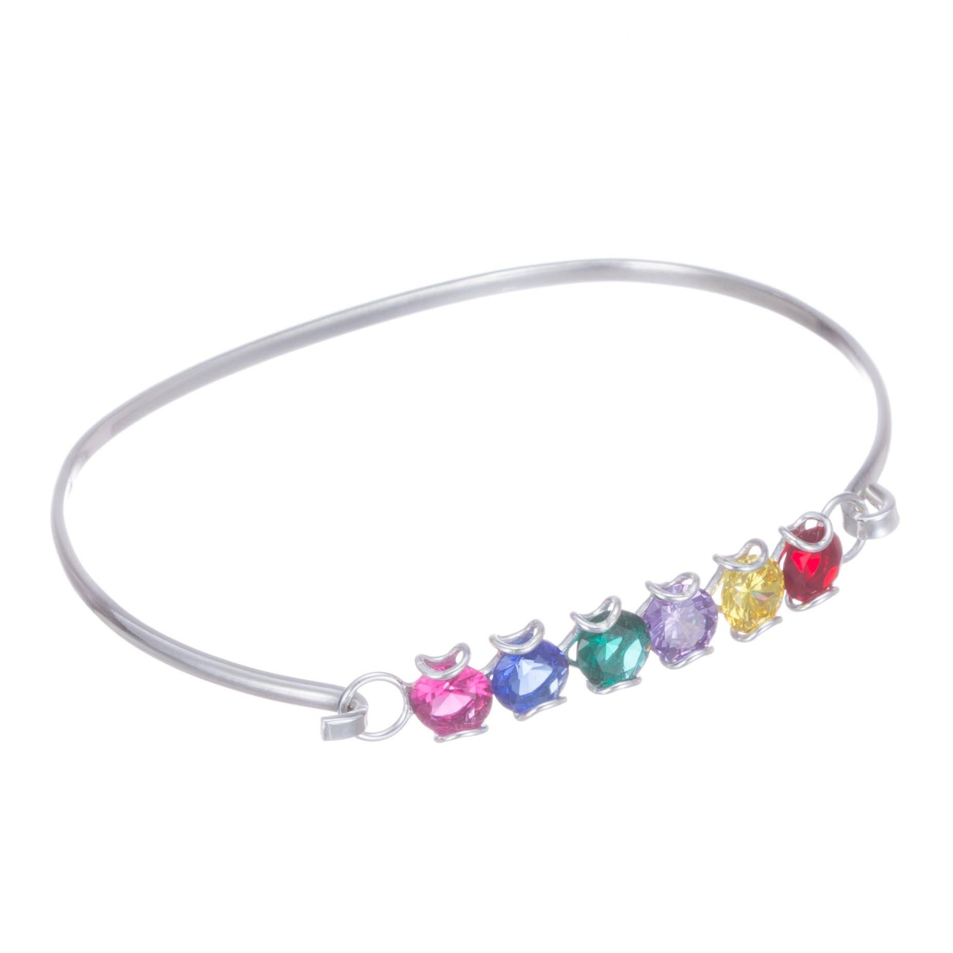 Brazalete de Plata con zirconias