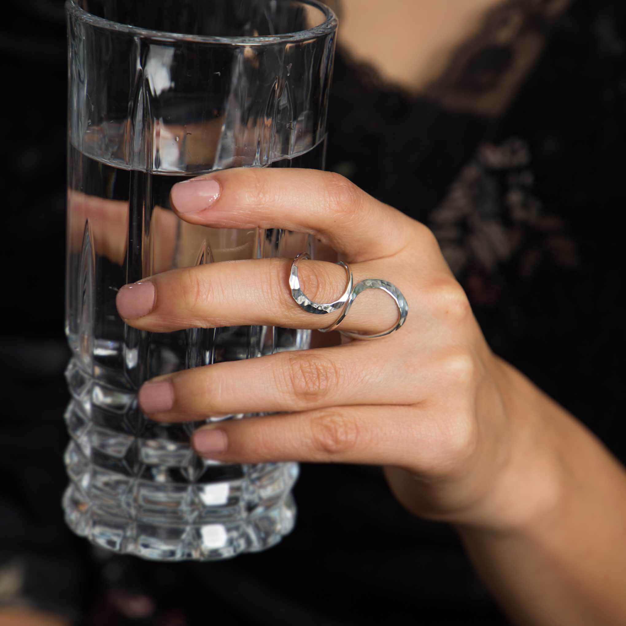 Anillo ocho de plata